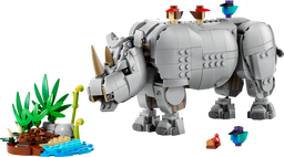 LEGO 31171 Wild Animals: Majestic Rhino with Birds