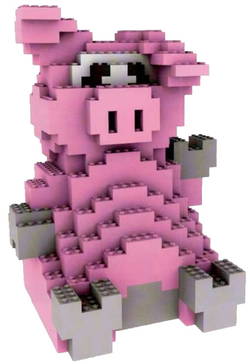 LEGO 6273754 Easy Build Building Happening Piglet