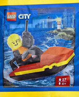 LEGO 952505 Firefighter with Water Scooter