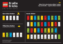 LEGO EG00135 Braille - Danish Alphabet