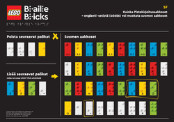 LEGO EG00138 Braille - Finnish Alphabet